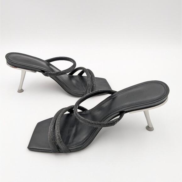 Cult Gaia Anya Embellished Iron-Heel Sandals Women's Square Toe Size US8.5 EU39 - Picture 15 of 16